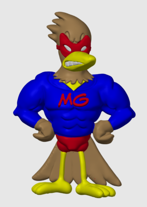 Mighty Grouse and Chick Magnet 3D Printable Figures! (STL - personal use only)